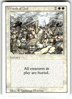 Wrath of God Revised NM White Rare MAGIC THE GATHERING MTG CARD (DS3D1H1) - Image 1