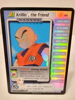 Krillin The Friend Holo Foil 89 Rare Score DBZ CCG Dragon Ball Z TCG Card - Image 1