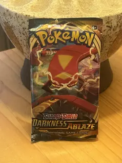 Pokemon Darkness Ablaze Booster Pack 10 Cards New Sealed Official TCG - Image 1