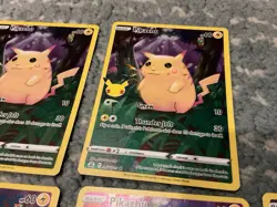 - Lot Of 5 - Pokemon TCG Celebrations Pikachu Holo Rare Card 005/025 - Image 4