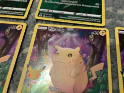 - Lot Of 5 - Pokemon TCG Celebrations Pikachu Holo Rare Card 005/025 - Image 5