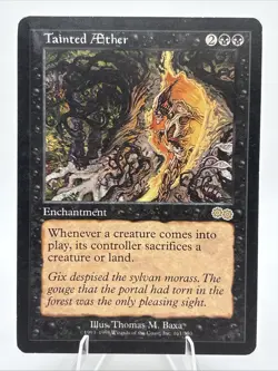 Tainted Aether Magic Card: Urza's Saga 161/350 1998 Never Played MTG - Image 1