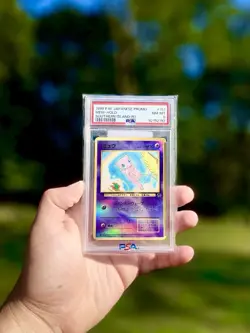 1999 Vintage Pokemon Mew Holo Promo Card Southern Islands Japanese PSA 8 - Image 1