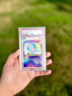 1999 Vintage Pokemon Mew Holo Promo Card Southern Islands Japanese PSA 8 - Image 2