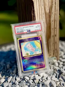 1999 Vintage Pokemon Mew Holo Promo Card Southern Islands Japanese PSA 8 - Image 3