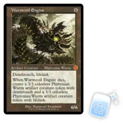 WURMCOIL ENGINE The Brothers' War Retro Artifacts Magic MTG MINT CARD - Image 1