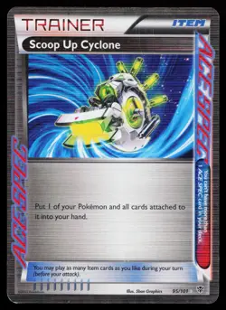 Scoop Up Cyclone 95/101 Rare Ace Plasma Blast Pokemon Card - Image 1