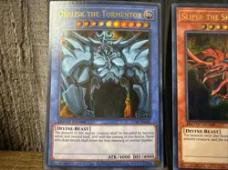 Yugioh Tcg Egyptian God Card Trio Slifer Obelisk Winged Dragon Of Ra Lc01 - Image 2