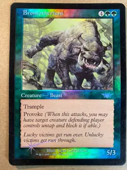 MTG 1x FOIL Brontotherium Legions Legacy Magic the Gathering Card x1 NM - Image 1
