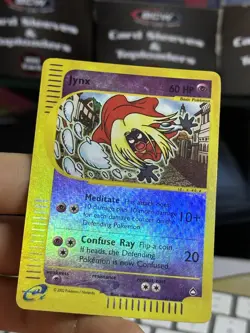 Jynx 18/147 Aquapolis 2002 Reverse Holo Rare Pokemon Card TCG - Image 5
