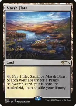 Marsh Flats Ultimate Edition - Light Play MTG Secret Lair - Image 1