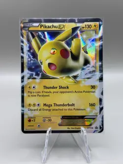 Pokemon TCG English Card XY Promo Pikachu EX XY174 Holo - Image 1