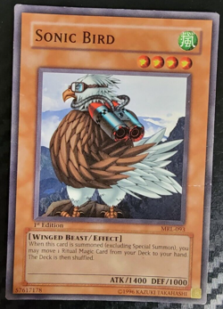 Yu-Gi-Oh - Trading Card - Effect Monster - Sonic Bird - MRL-093 - 1st Edition - Image 1