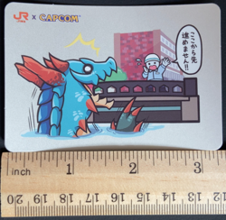Lagiacrus Monster Hunter Toyohashi 30 JR Capcom Card 2024 Japanese - Image 2