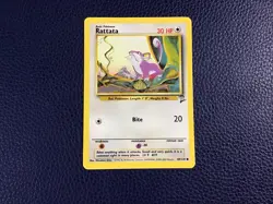 Rattata - Base Set - 89/130 - Vintage 1995- ‘00 Pokemon Card -Limited Edition NM - Image 1