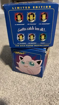 1999 Pokemon 23k Gold Plated Card Jigglypuff Pokeball from Burger King SEALED. - Image 4