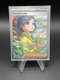 Parasol Lady - 255/182 - Pokemon Paradox Rift Special Illustration Rare Card NM - Image 1