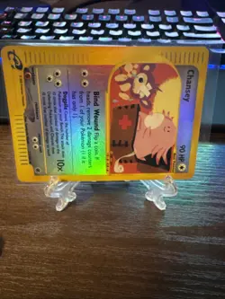 Pokemon TCG Chansey Expedition Base Set Reverse Holo Uncommon Card 72/165 - Image 2