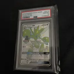 Pokemon Scizor GX Hidden Fates Shiny Vault Holo Card SV72/SV94 PSA 10 - Image 4