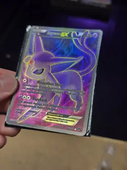 ESPEON EX 117/122 BREAKpoint XY FULL ART HOLO RARE FA Pokemon TCG card MP - Image 2