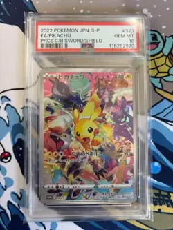 【Gem Mint PSA10】Pokemon Card Pikachu 323/S-P Japanese Promo 2022 F/S - Image 1
