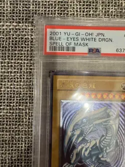 PSA 7 NM 2001 Blue Eyes White Dragon SM-51 Ultimate Rare YuGiOh Card Japanese - Image 5
