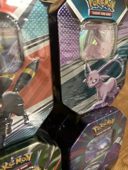 Pokemon Azure Legends & V Heroes Tins Umbreon, Sylveon, Dialga, Xerneas, Kyogre - Image 5
