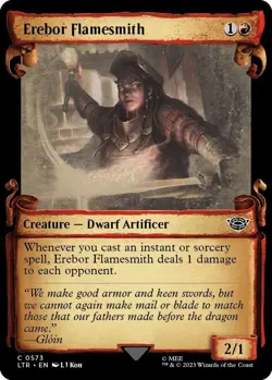 MTG Erebor Flamesmith 573 Showcase Scrolls The Lord of the Rings - Image 1