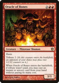 Oracle of Bones - Born of the Gods - MTG - R - LP - Magic - Image 1