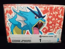 Pokemon Center Official "Gyarados Breakaway" Double Deck Box - Brand New - Image 1