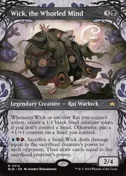 Wick, the Whorled Mind (Showcase) - Bloomburrow - MTG - R - LP - Magic - Image 1