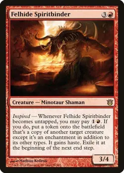 Felhide Spiritbinder - Born of the Gods - MTG - R - LP - Magic - Image 1