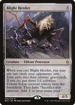 Blight Herder - Battle for Zendikar - MTG - R - LP - Magic - Image 1