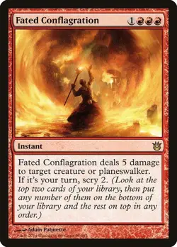 Fated Conflagration - Born of the Gods - MTG - R - LP - Magic - Image 1