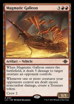 Magmatic Galleon - The Lost Caverns of Ixalan - MTG - R - LP - Magic - Image 1