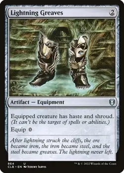 Lightning Greaves CLB LP MTG - Image 1