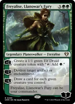 Freyalise, Llanowar's Fury CM NM MTG - Image 1