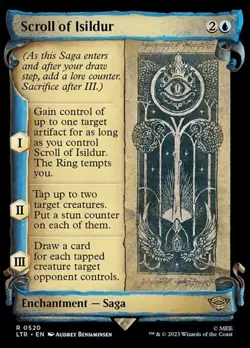 Scroll of Isildur - Showcase LTR NM MTG - Image 1