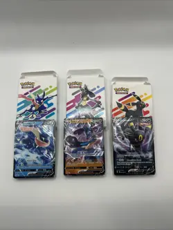 Umbreon Lucario & Greninja V Play Pokemon TCG Event Exclusive Sealed Decks Lot - Image 1
