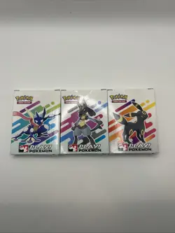 Umbreon Lucario & Greninja V Play Pokemon TCG Event Exclusive Sealed Decks Lot - Image 5