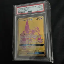 Pokemon Tapu Koko GX Gold Full Art Rare SV93/SV94 Hidden Fates PSA 10 Gem Mint - Image 4