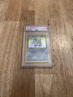 1999 Pokemon Base Set Holo Blastoise #4 - PSA 6 EX-MT Excellent-Mint - Image 2