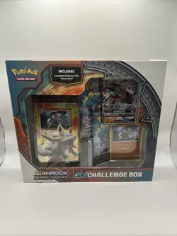 Pokemon TCG Sun & Moon Burning Shadows GX Challenge Box Lycanroc Sealed 820650806438 - Image 1