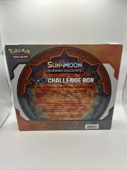 Pokemon TCG Sun & Moon Burning Shadows GX Challenge Box Lycanroc Sealed 820650806438 - Image 2
