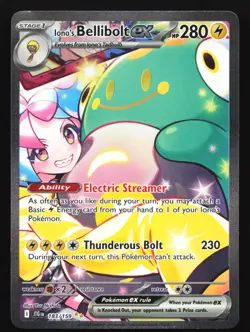 Pokemon Iono's Bellibolt ex 183/159 Journey Together Special Illustration Rare - Image 1
