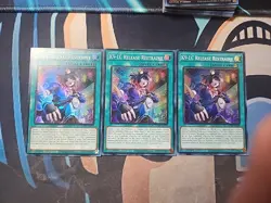 3x K9-LC Release Restraint JUSH-EN038 Super Rare 1st Ed NM Playset X3 Yugioh - Image 1