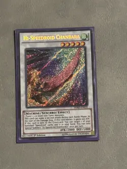 Yugioh Hi-Speedroid Chanbara HSRD-EN010 1st Secret Rare - Image 1