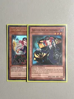 Yugioh 2x Tour Guide from the underworld CT09 DUOV NM - Image 1