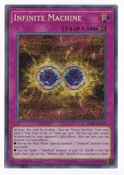 1x (EX) Infinite Machine - BLRR-EN028 - Secret Rare - 1st Edition YuGiOh - Image 1