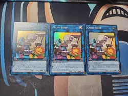 3x Cross-Sheep JUSH-EN048 Super Rare NM 1st Ed NM Playset X3 Yugioh - Image 1